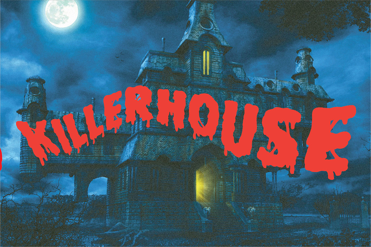 Halloween Zombie Fonts | Melt! preview 3