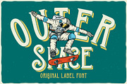 Outer Space Font + BONUS, a Blackletter Font by VozzyStock (Thumbnail 3 of 13)
