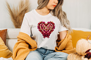 Crochet LOVE Heart PNG,Chunky Yarn, an Illustration by DreamArtGraphic (Thumbnail 5 of 6)