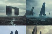 439 MJ Dark Sci-fi Prompts: Vol 4, a Background Graphic by Sevenstyles (Thumbnail 6 of 16)