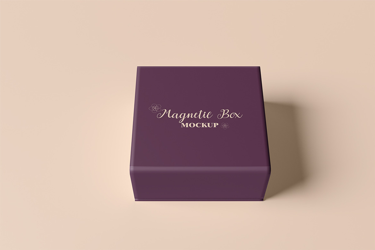 Magnetic Box Mockup, a Product Mockup by xavier_studio (Photo 3 of 5)