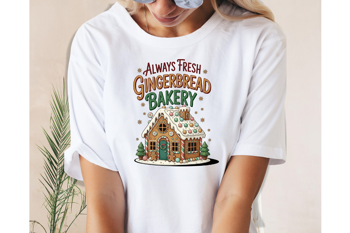 Gingerbread Christmas PNG, Christmas, an Illustration by Designking (Photo 5 of 6)