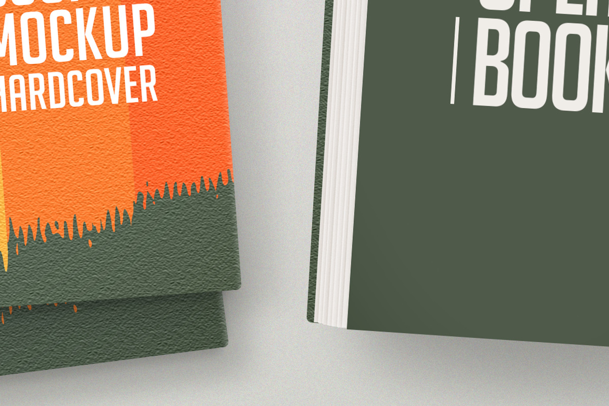 Open Hardcover Book Mockup (Square), a Print Template by ArtefShop (Photo 20 of 22)