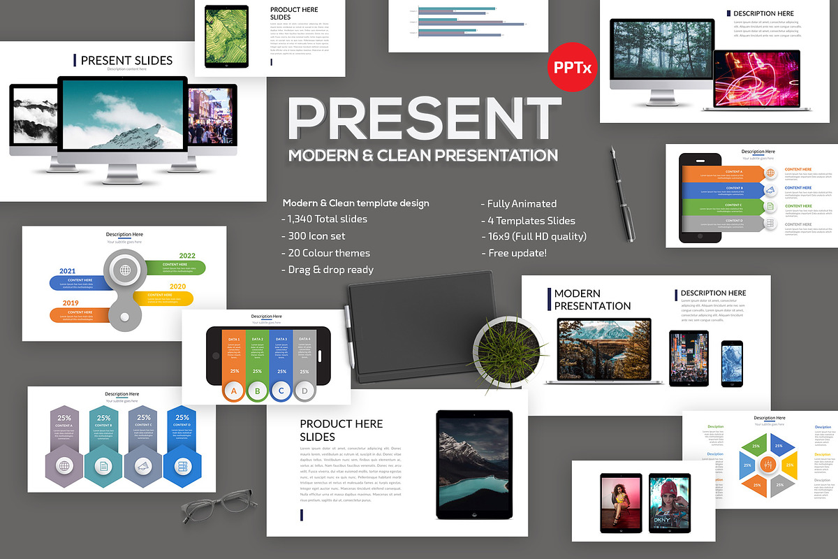 Present Powerpoint Presentation, a Presentation Template by Graphicgo