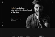 Personal Portfolio React JS Template, a React Template by HasThemes (Thumbnail 2 of 4)