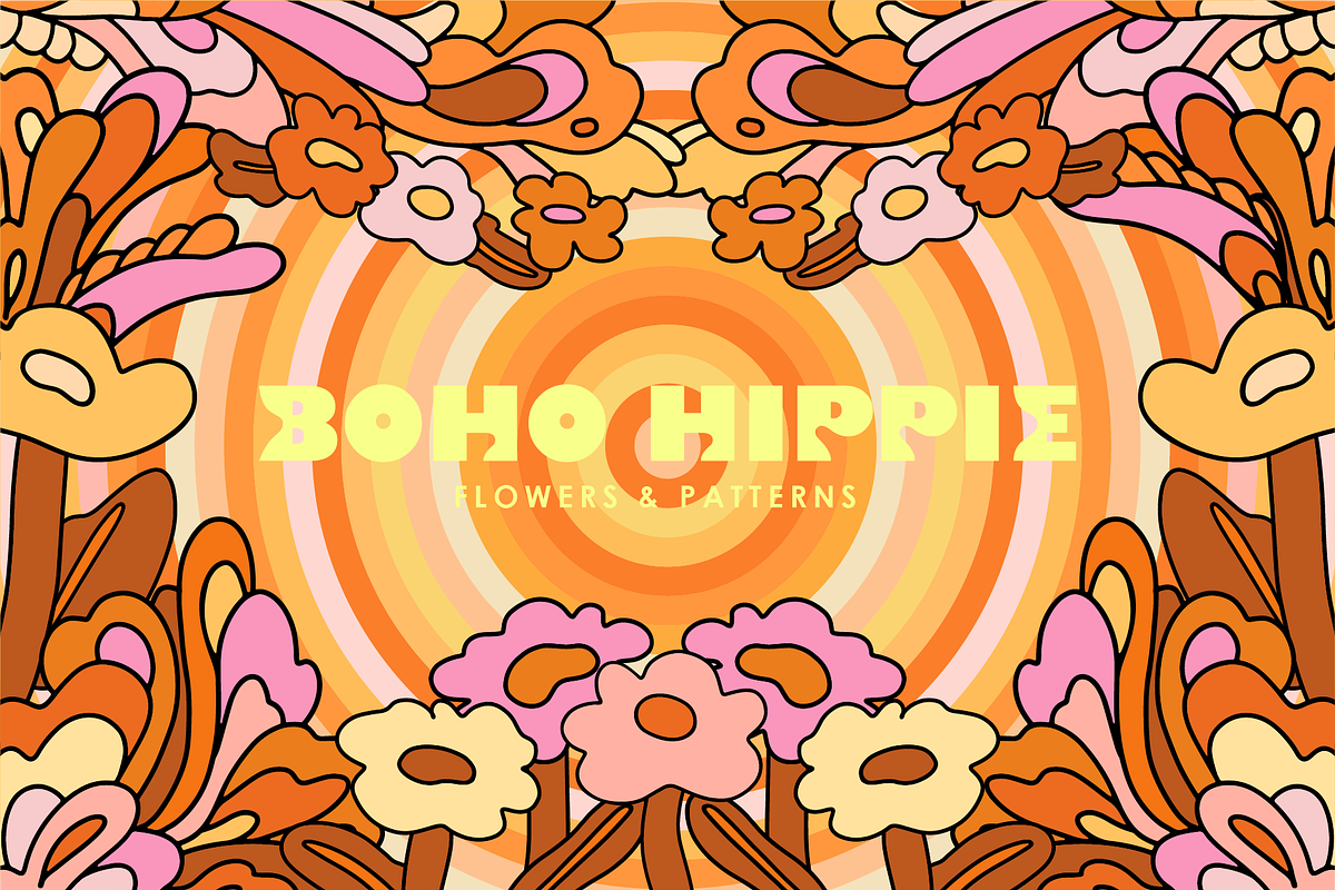 Boho Hippie, an Object Illustration by NKTN (Photo 1 of 10)
