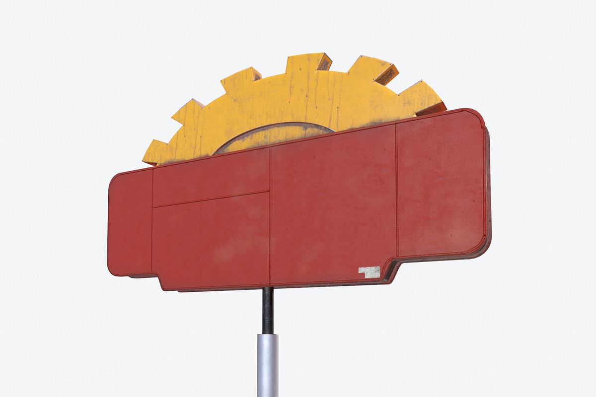 Motorway Motel Sign PBR, an Architecture 3D Model by Daniel Mikulik (Photo 2 of 11)
