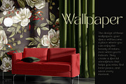Seamless patterns Song of Magnolia, a Pattern Graphic by Yana Dobrik (Thumbnail 6 of 13)