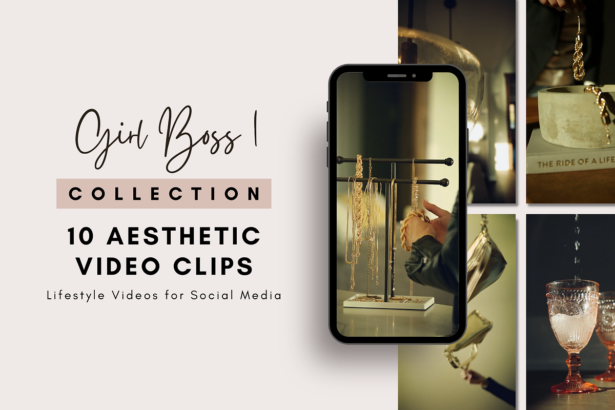 Girl Boss 1: 10 Aesthetic Video Clip, a Social Media Template by sociallyswanky (Photo 1 of 5)
