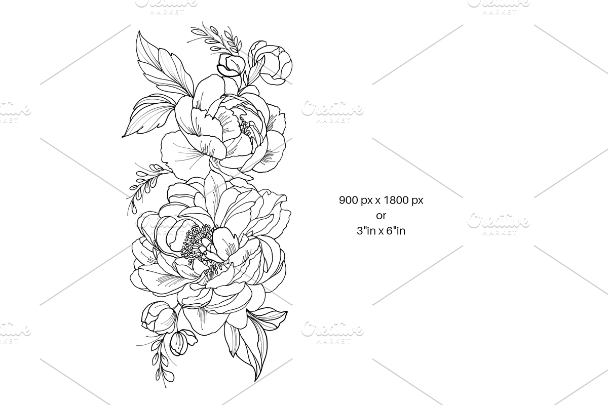 Floral Tattoo Set, an Object Graphic by VictoriaKStudio (Photo 4 of 6)