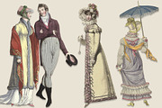 Jane Austen Regency Clipart Images, an Illustration by ephemoire (Thumbnail 2 of 4)
