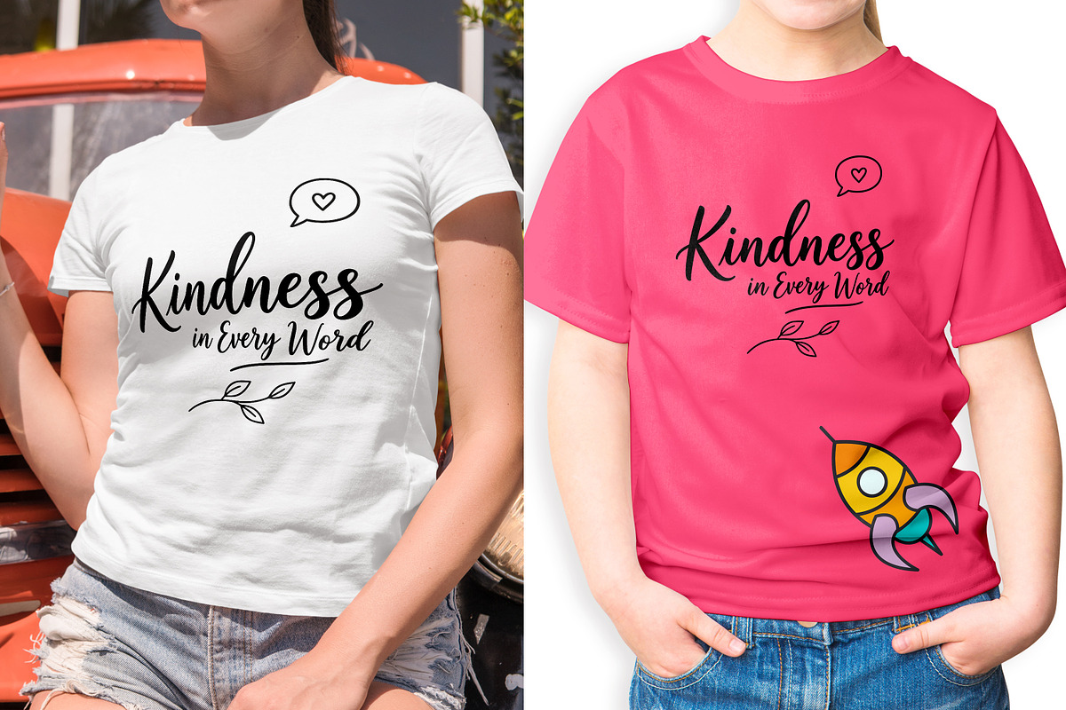 Kindness in Every Word Line Art, an Object Illustration by Ghagra (Photo 3 of 7)
