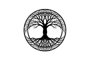Tree of Life Circle Frame Bundle, an Illustration by Gaye Art (Thumbnail 19 of 51)