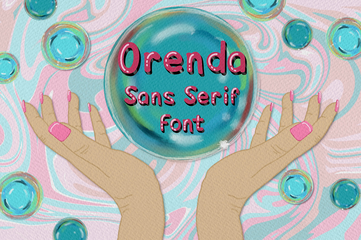 Orenda Sans Serif Font, a Sans Serif Font by Kimber Shook (Photo 1 of 5)
