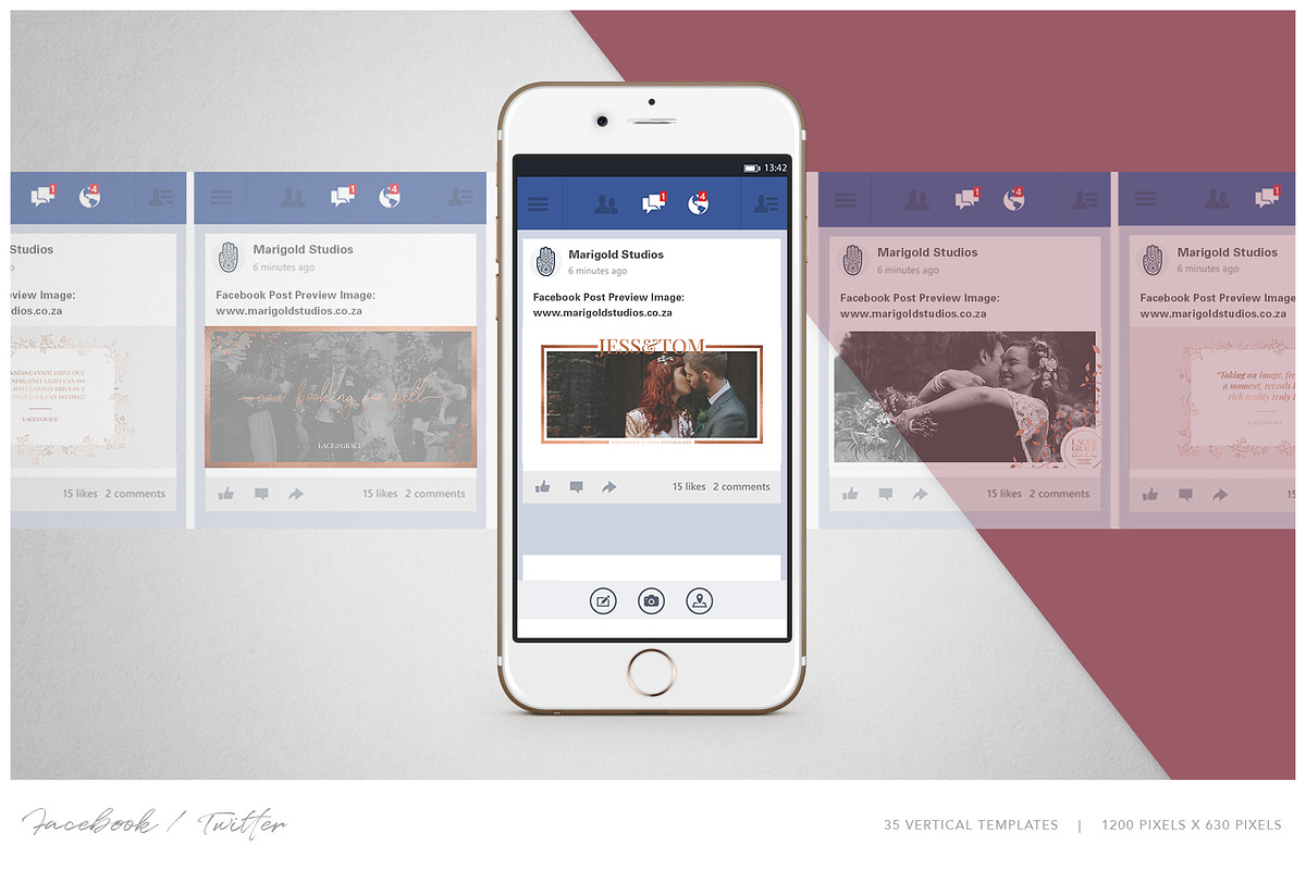 COPPERING | Social Media Kit, a Social Media Template by Marigold Studios (Photo 8 of 14)