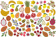 Modern Tropical Fruits Collection, an Object Graphic by IRSYART (Thumbnail 3 of 13)
