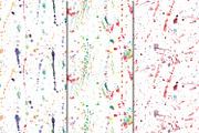 Watercolor Splashes patterns, a Pattern Graphic by DollyPotterson (Thumbnail 2 of 7)