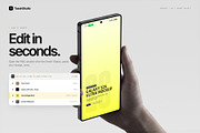 Hand Held Galaxy S26 Ultra Mockup, an Android Mockup by Toasin Studio (Thumbnail 6 of 8)