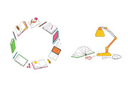 Books & Reading - Elements, Stickers, an Object Illustration by Verachana Dreams (Thumbnail 5 of 11)
