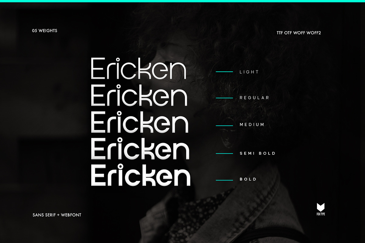Ericken Display Typeface, a Sans Serif Font by Foxtype (Photo 12 of 12)