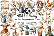 Boho Farm Cottagecore Nursery PNG, an Illustration by Designking (Thumbnail 1 of 5)