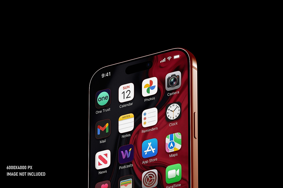iPhone 17 Pro Max Close-up Mockup, an iPhone Mockup by pixelmock (Photo 22 of 22)