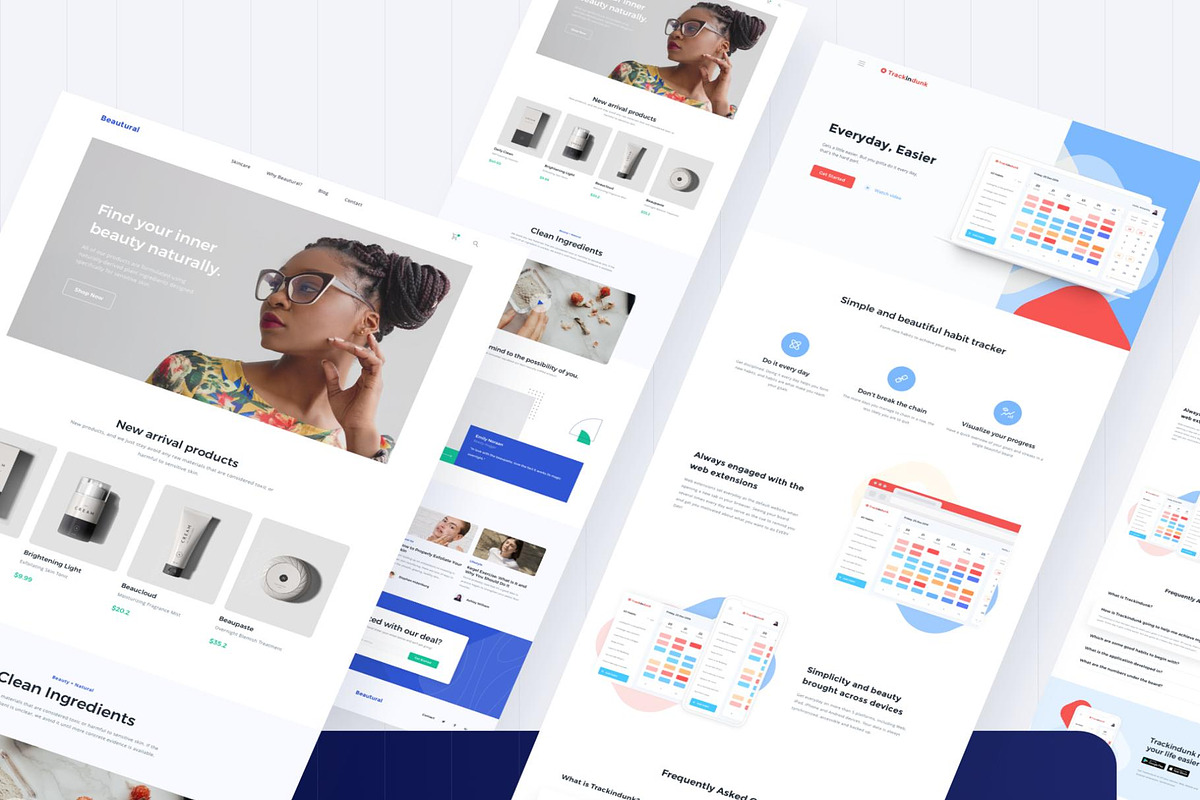 Wiredunk - Landing Page Template, an UI Kit Template by Creative Perspective (Photo 8 of 8)