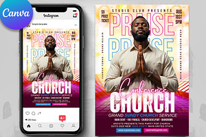 Worship Conference Church Flyer