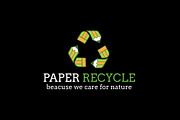 Paper Recycle Logo, a Branding & Logo Template by Shocky Design Studio (Thumbnail 5 of 7)