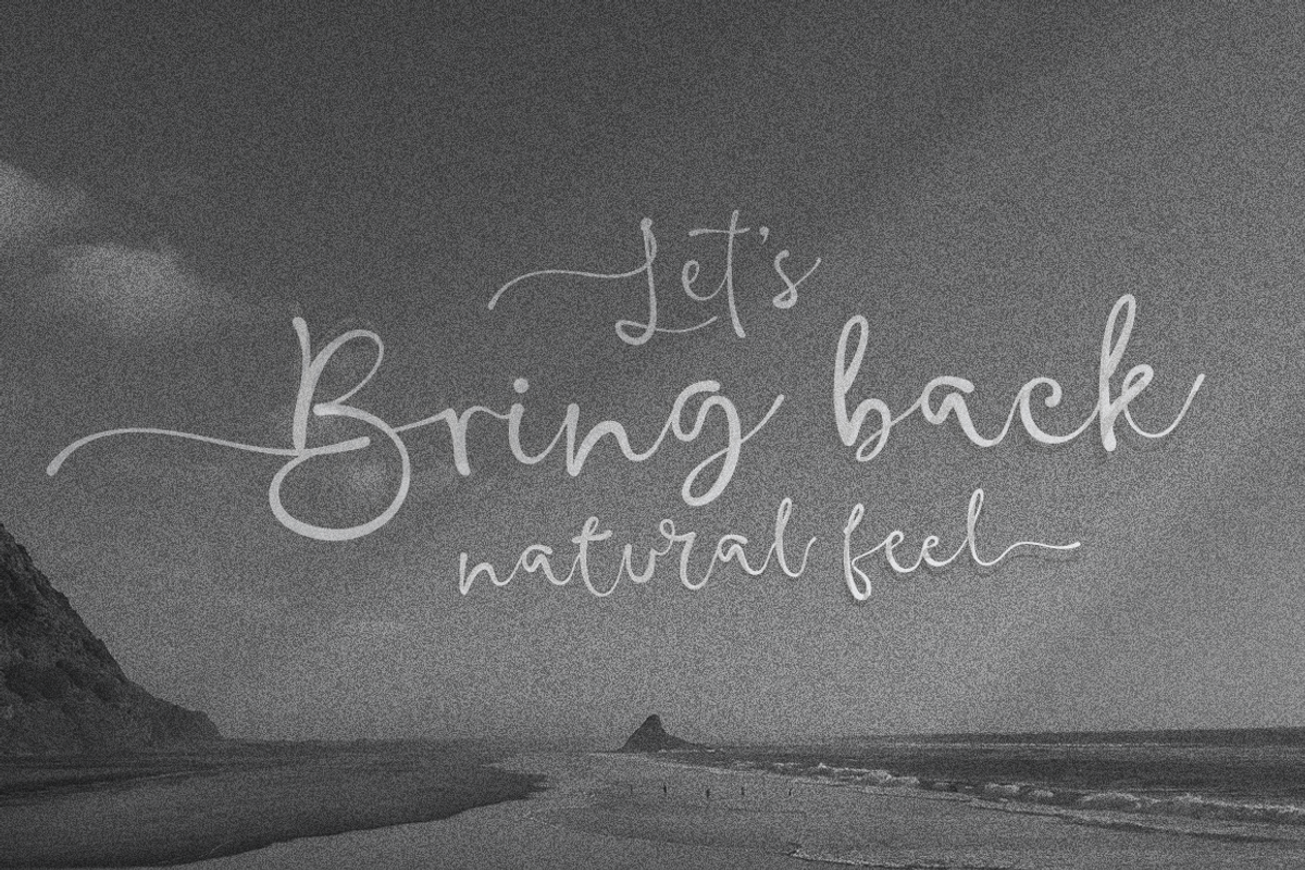 Barona Script - Handwriting Script, a Script Font by Afkari Studio (Photo 6 of 9)