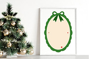 Coquette Christmas Frame Border, an Illustration by Canvas Craft (Thumbnail 3 of 5)