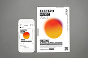 Electronic Music, a Flyer Template by Graphr (Thumbnail 1 of 3)