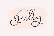 Guilty | Handwritten Script Font, a Script Font by KA Designs (Thumbnail 1 of 9)
