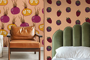 Orchard fruit vector patterns, a Pattern Graphic by Carpet Tapete Pretzel (Thumbnail 7 of 17)
