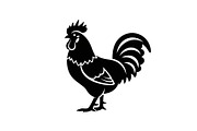 Rooster Chicken Silhouette Vector Bu, an Illustration by Designs_River (Thumbnail 22 of 51)