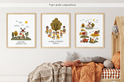 Whimsy Farm Map Clipart, a Decorative Illustration by Jenny Quince (Thumbnail 5 of 13)