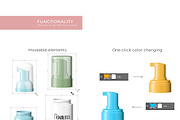 Cosmetic Bottles Mockup Vol.6, a Pens & Pencil Mockup by Kotulsky Mockups (Thumbnail 3 of 4)