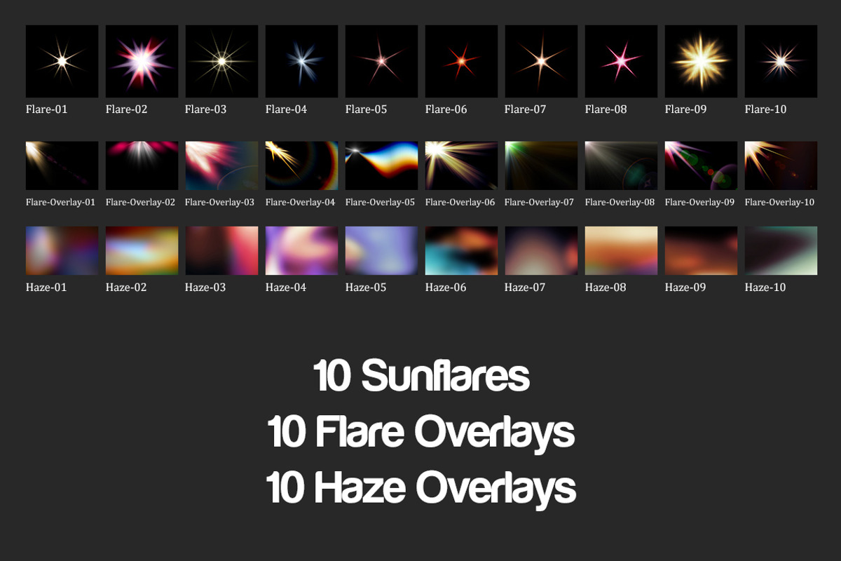 Flare & Haze: 30 Overlays for Photos, a Graphic by SparkleStock (Photo 5 of 6)