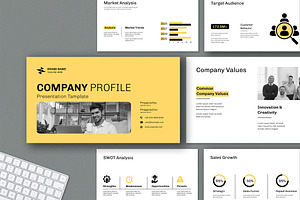 Professional Company Profile, a Presentation Template by Mighty-Slide