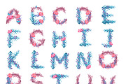 Floral watercolor alphabet., an Object Graphic by moto_cat (Thumbnail 2 of 3)