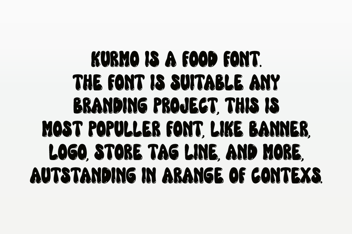 Bread Manisan - Groovy & Food Font, a Handwritten Font by QR Design Studio (Photo 4 of 7)