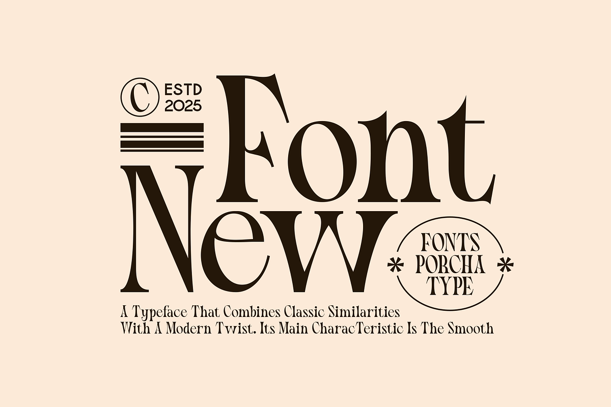 Porcha - Elegant Serif Font, a Serif Font by MaikoHatta (Photo 9 of 9)