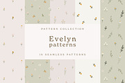 Evelyn Seamless Patterns, a Pattern Graphic by Emilie Cliche (Thumbnail 1 of 10)
