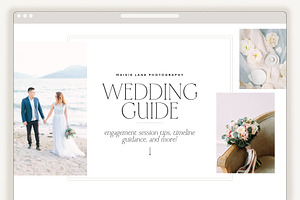 Showit Wedding Guide Template