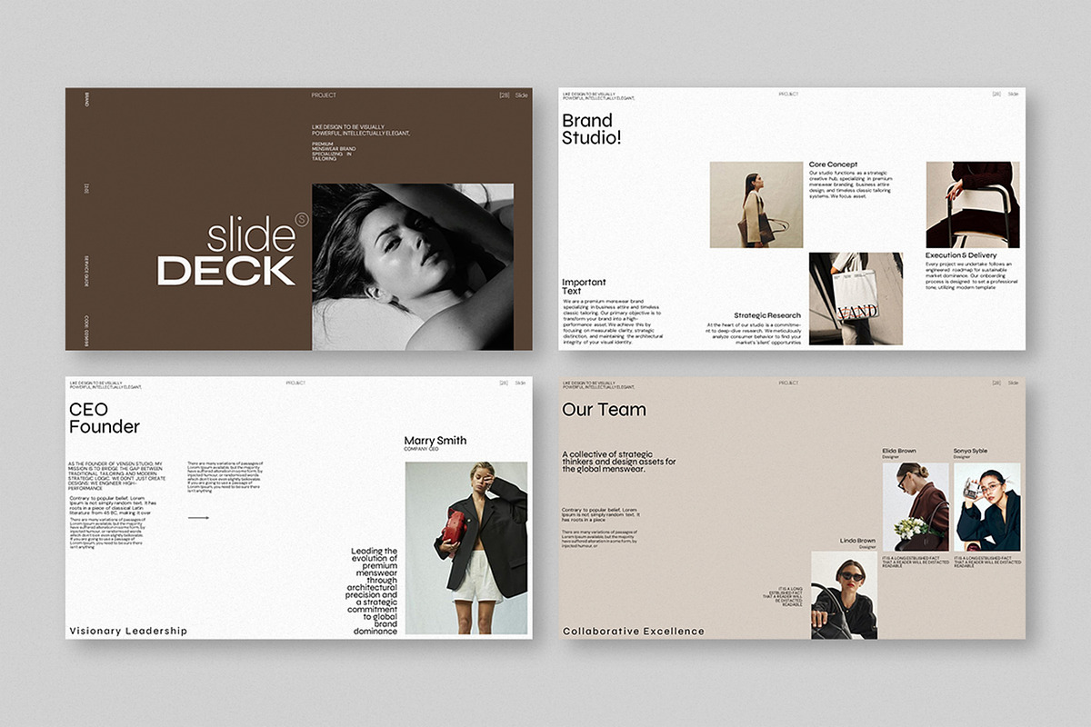 Slide Deck Presentation Template, a Presentation Template by Slide_Genius1 (Photo 4 of 10)
