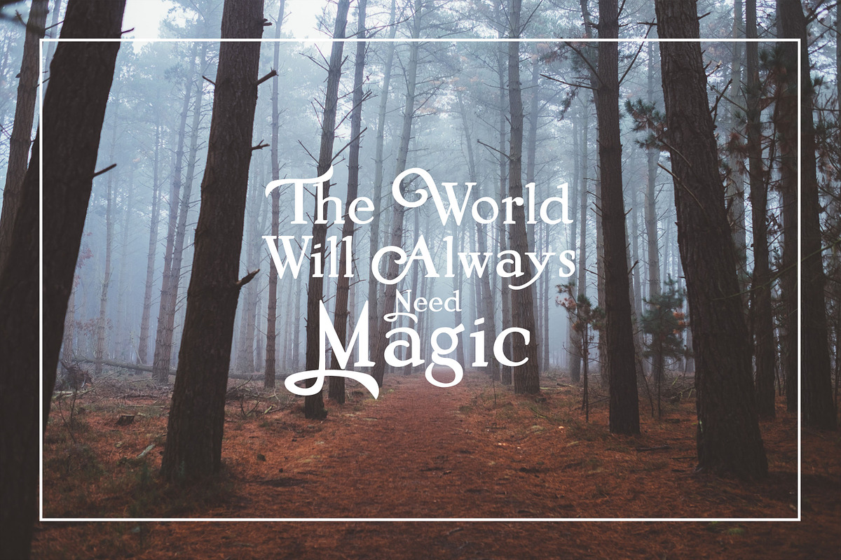 Misty Meadow - Mystical Serif Font preview 3