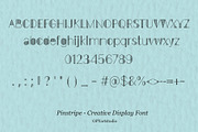 Pinstripe - Creative Display Font, a Font by OPY ArtStudio (Thumbnail 5 of 5)