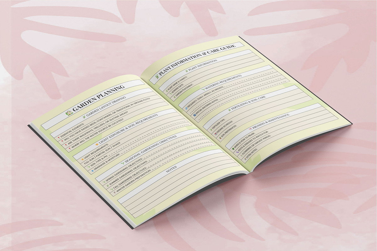 2026 Garden Planner, a Design Template by Book2bees (Photo 3 of 4)