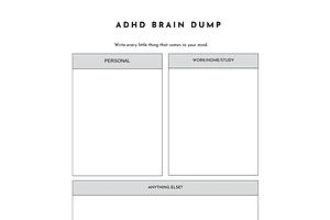 ADHD Therapy Planner