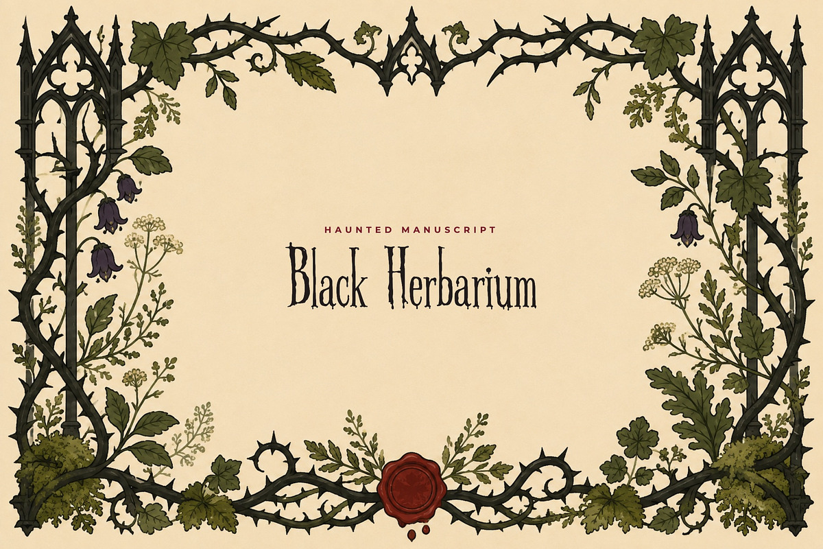 Spirebleed Gothic Botanical Font, a Serif Font by Graphic Spirit (Photo 3 of 8)